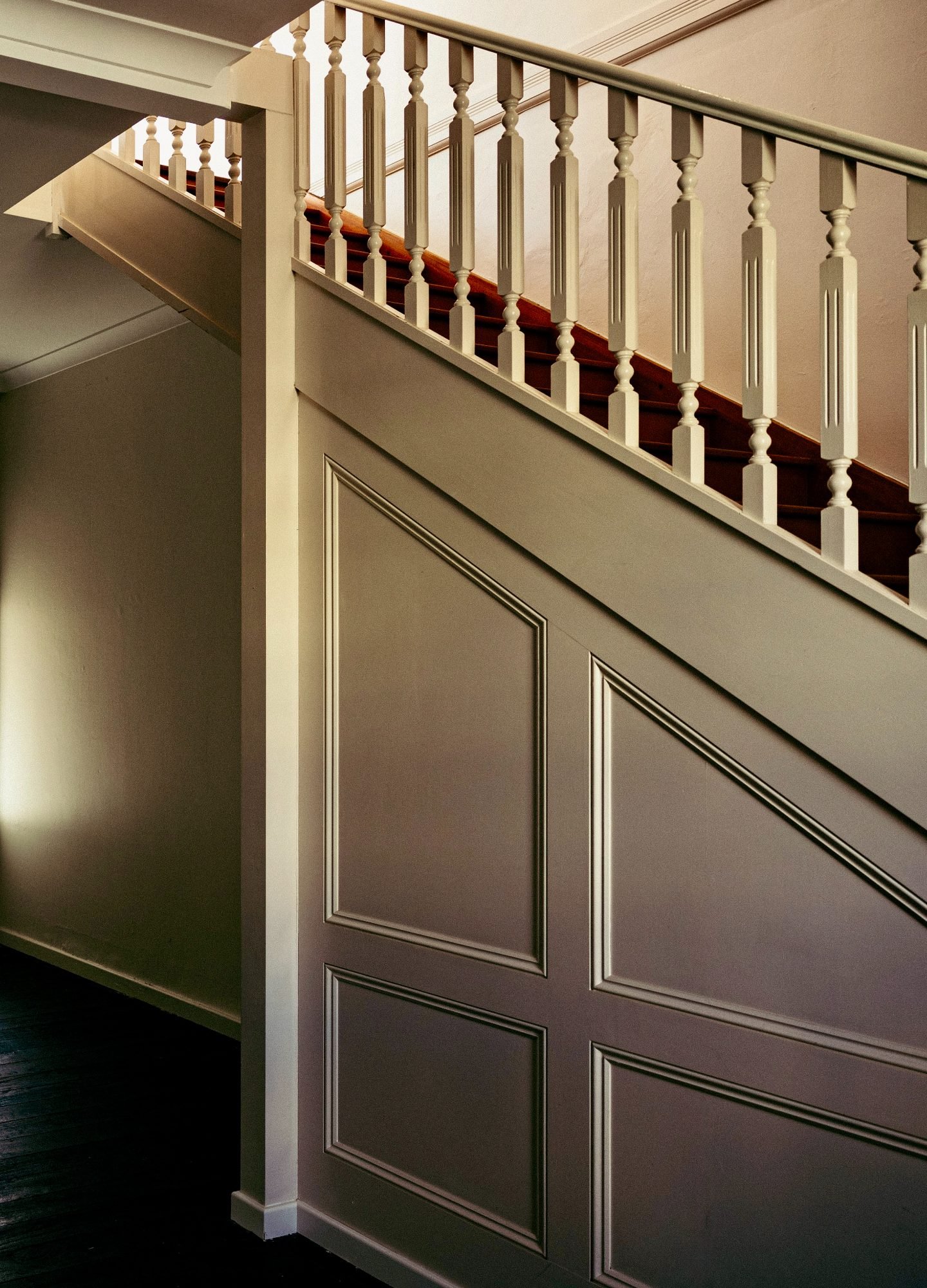Parry Street heritage renovation, restored staircase